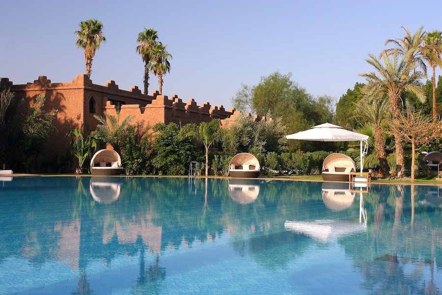 Es Saadi Marrakech Resort - Ksar - Vue Piscine-min