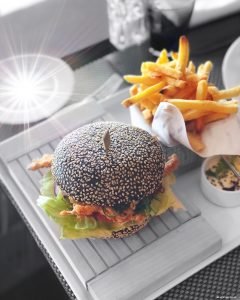 black burger