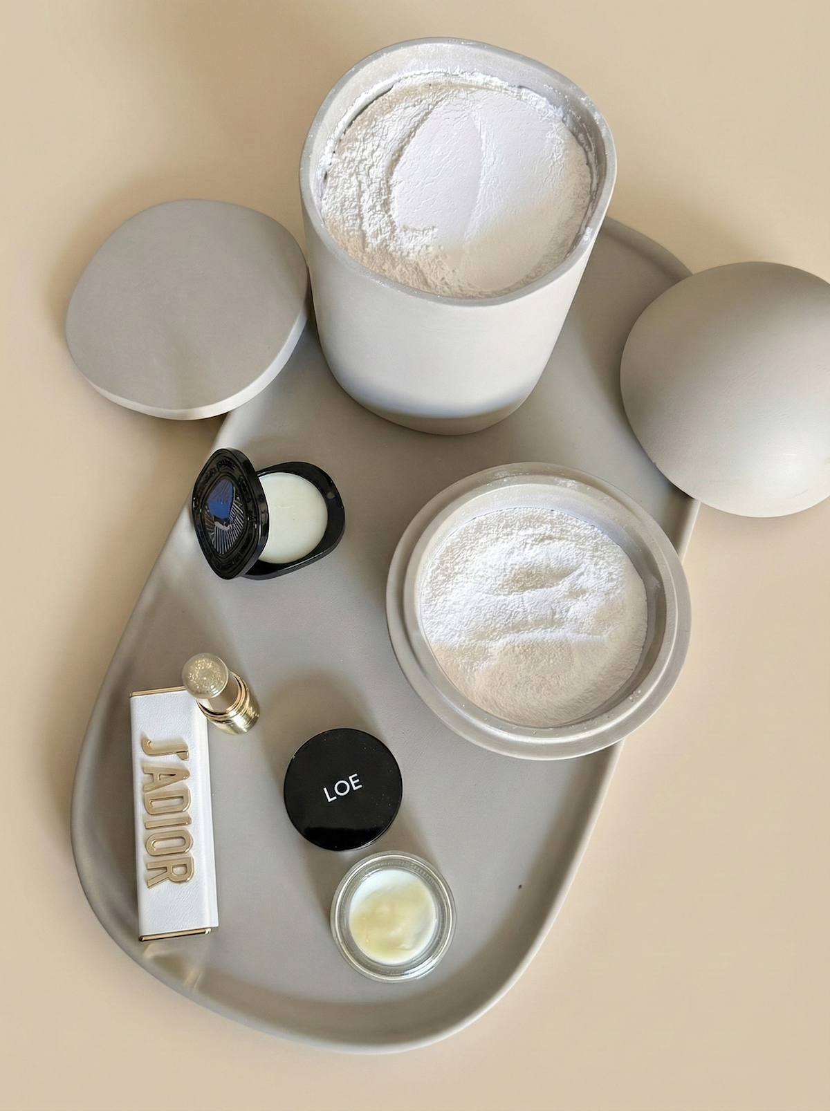 Baume parfumé poudre de parfum